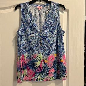 Lilly Pulitzer sleeveless top.